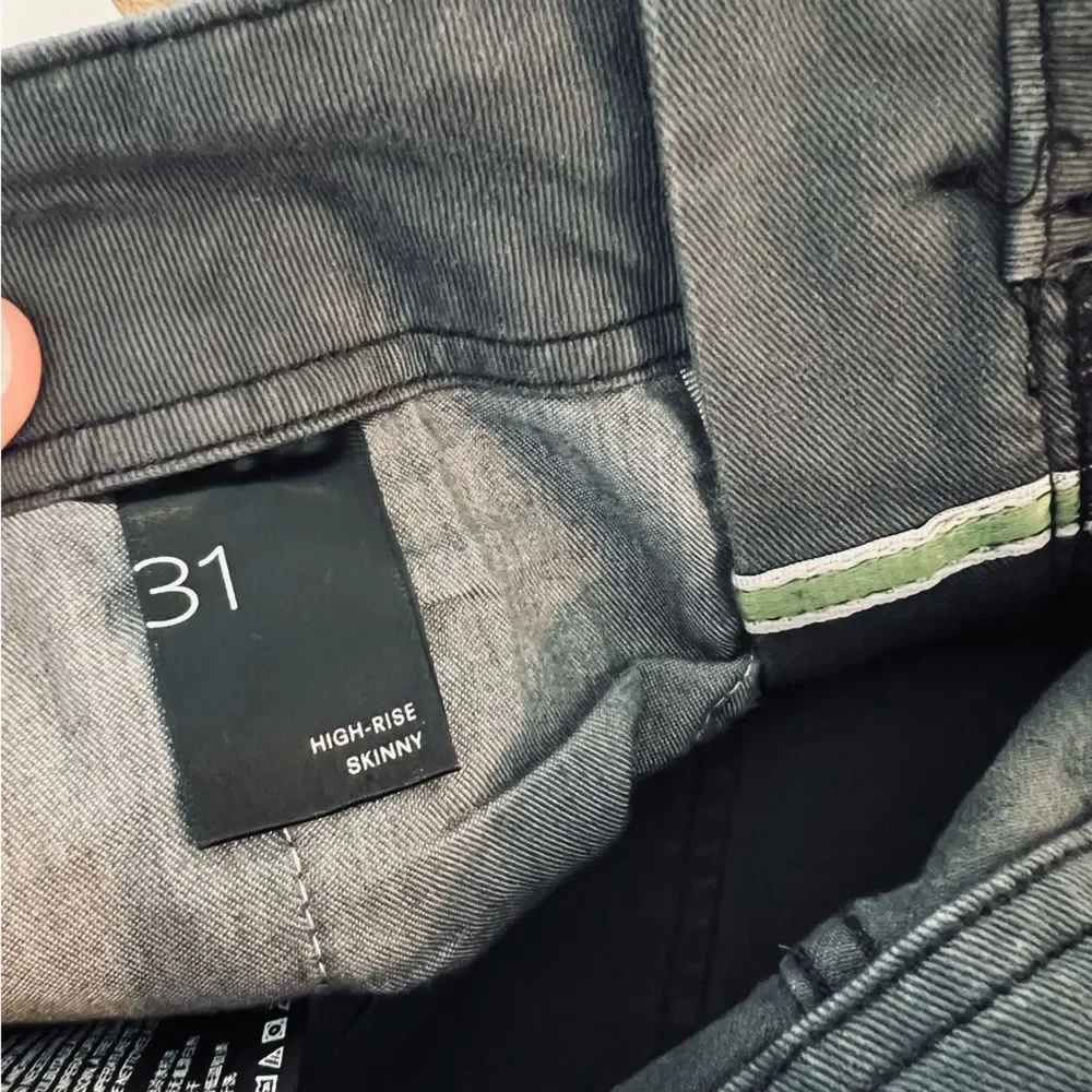 Anthropologie Pilcro High-Rise Darted Skinny Jeans in Black Women’s Sz. 31 NWT - Picture 10 of 14